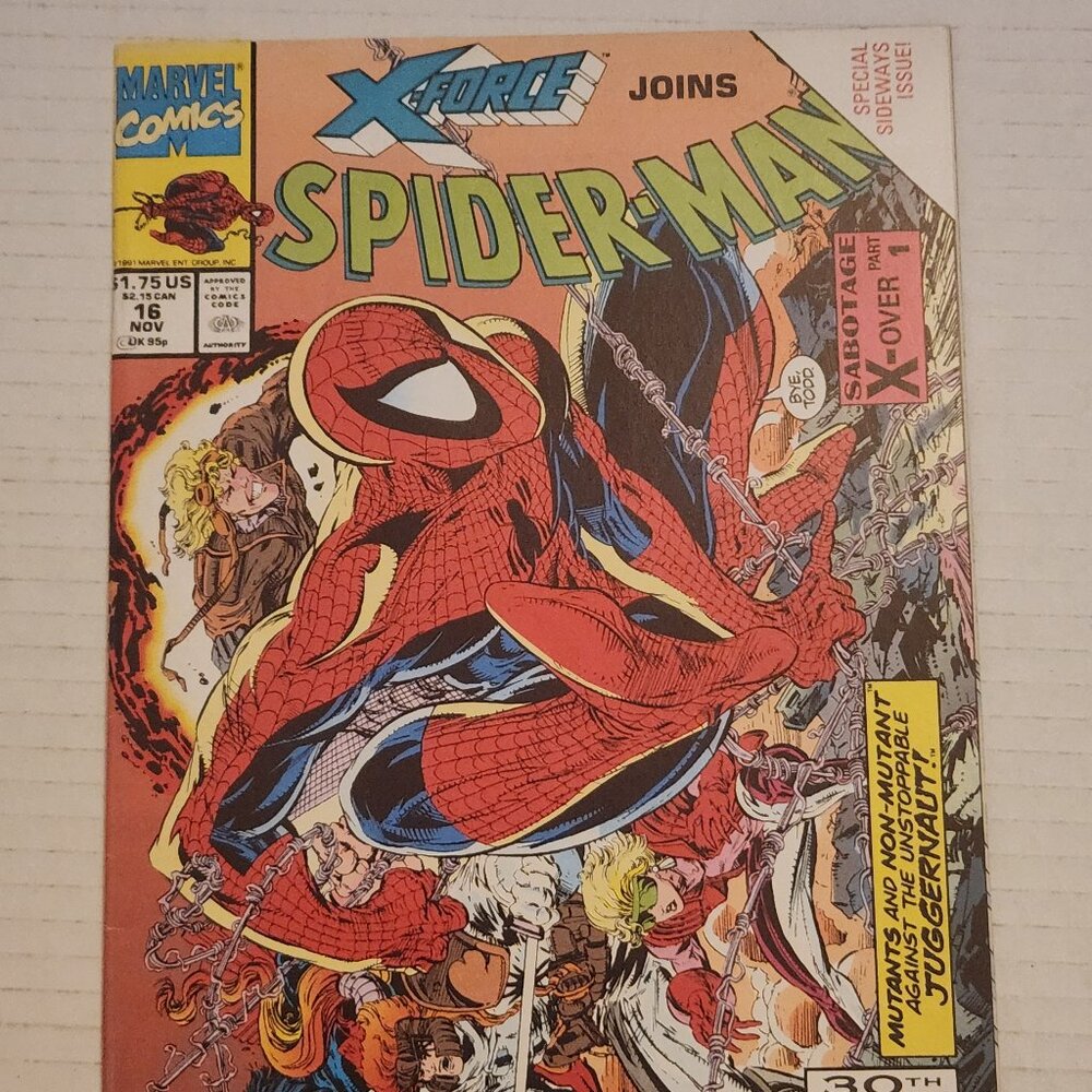 Spider-Man #16 (1990) Marvel Comics, Story, Art & Cover by Todd McFarlane, NM